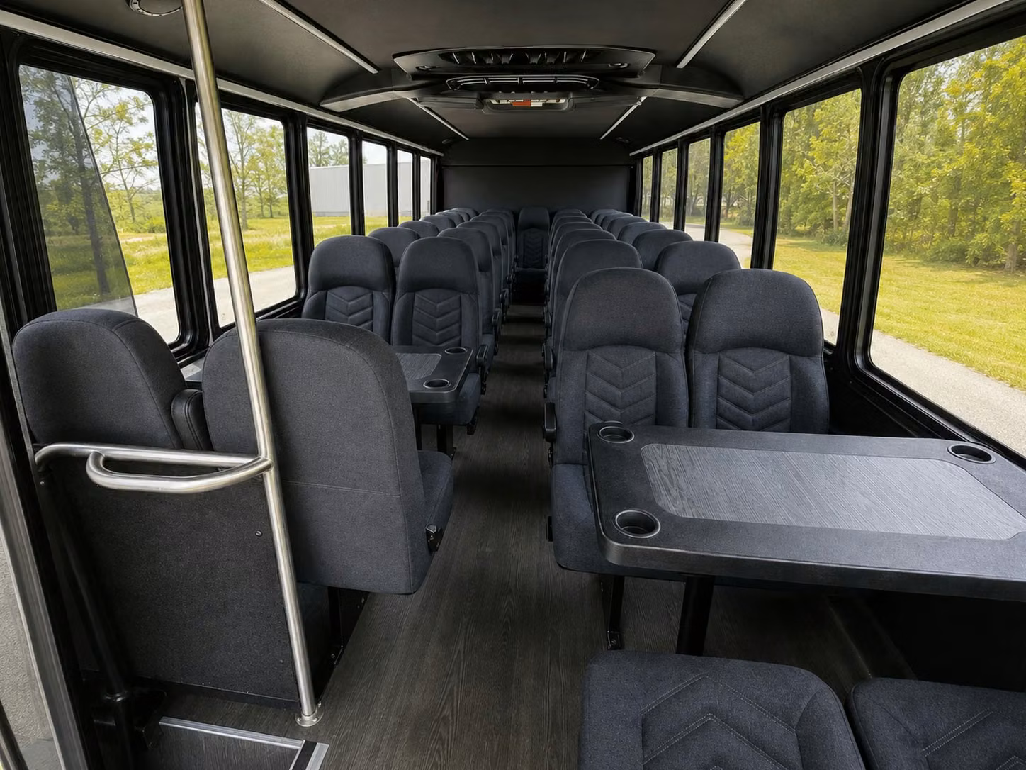 15 passenger minibus inside