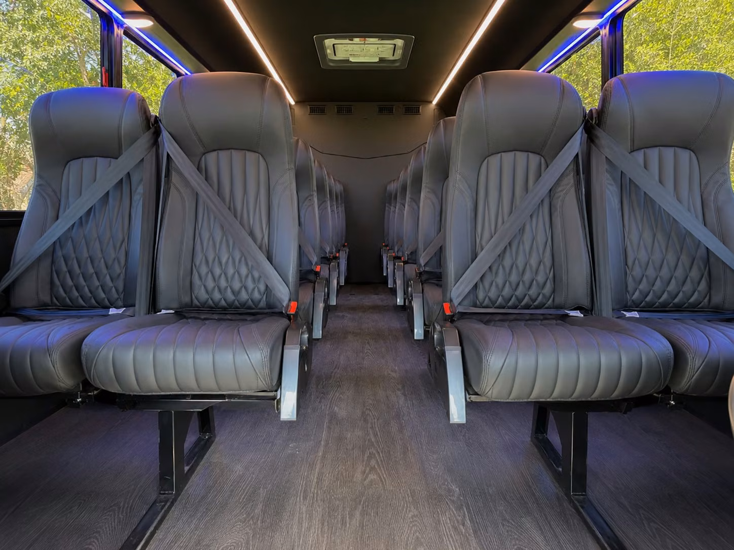 20 passenger minibus interior