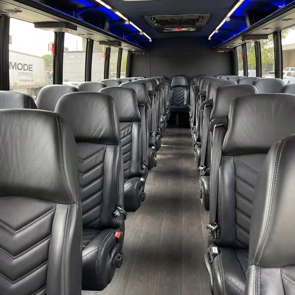 35 passenger minibus interior