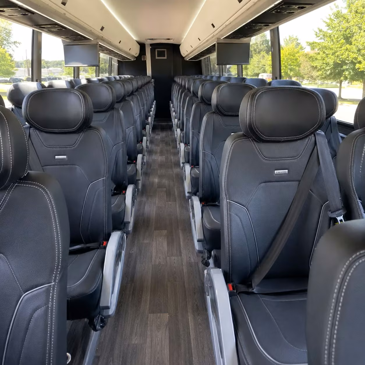 meridian charter bus interior
