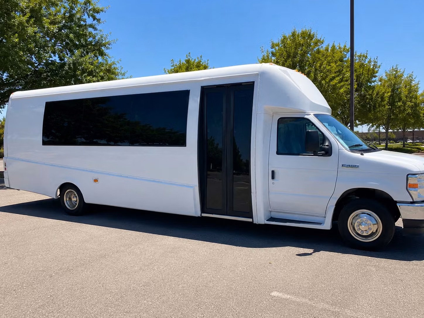 need a bridal party bus for getting ready and getting there in style